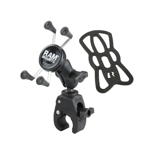 RAM® X-Grip® Phone Mount with RAM® Tough-Claw™ Small Clamp Base (RAM-B-400-A-HOL-UN7BU)