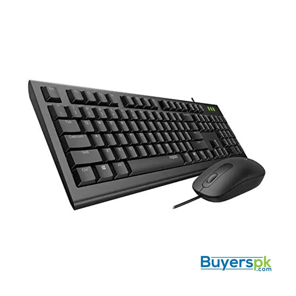 Rapoo Wired Optical Keyboard Mouse Combo X120pro