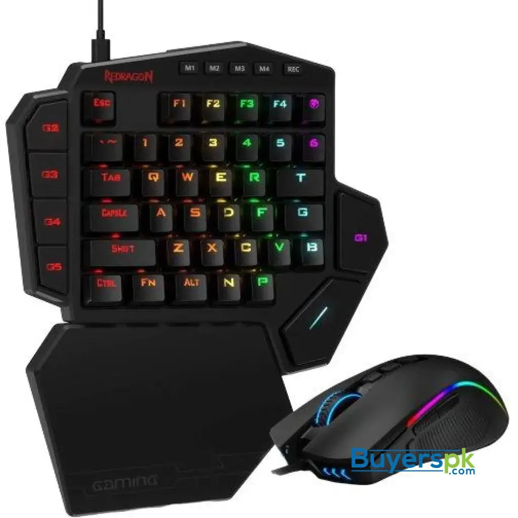 Redragon K585rgb-ba Combo Gaming Keypad and M721 Rgb Mouse