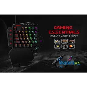 Redragon K585rgb-ba Combo Gaming Keypad and M721 Rgb Mouse