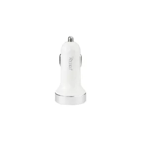 Reiko USB & TYPE C 2A5V DUAL PORT CAR CHARGER WHITE