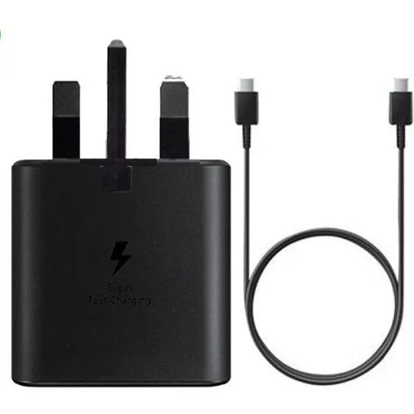 Samsung 25W Fast Charging USB C to Type C Charger with Cable