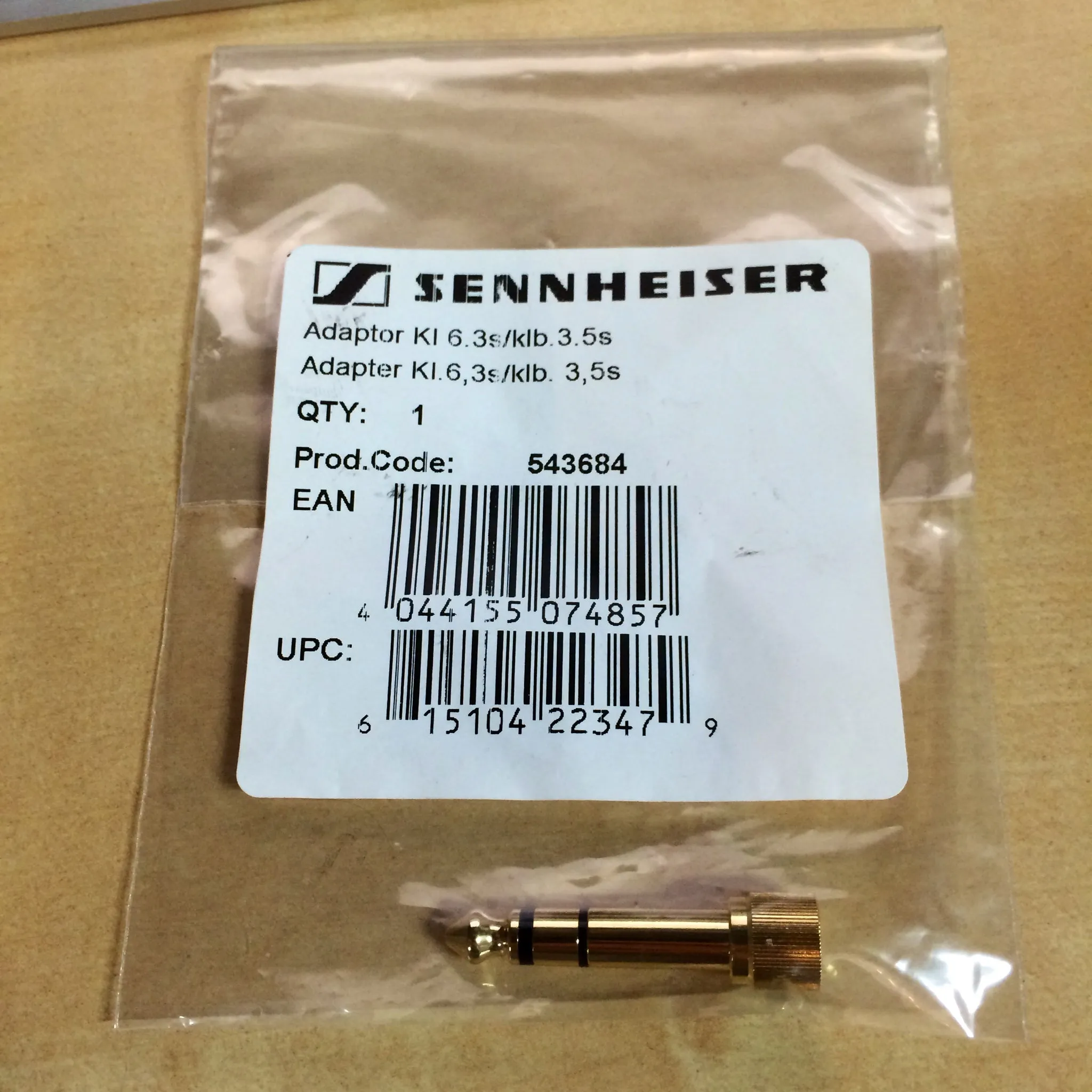 Sennheiser Threaded Headphone Adapter for HD-25