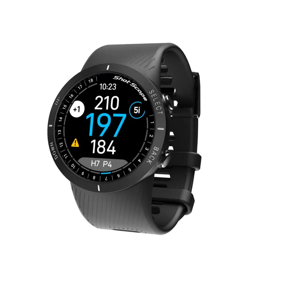 Shot Scope V5 GPS Watch - Black