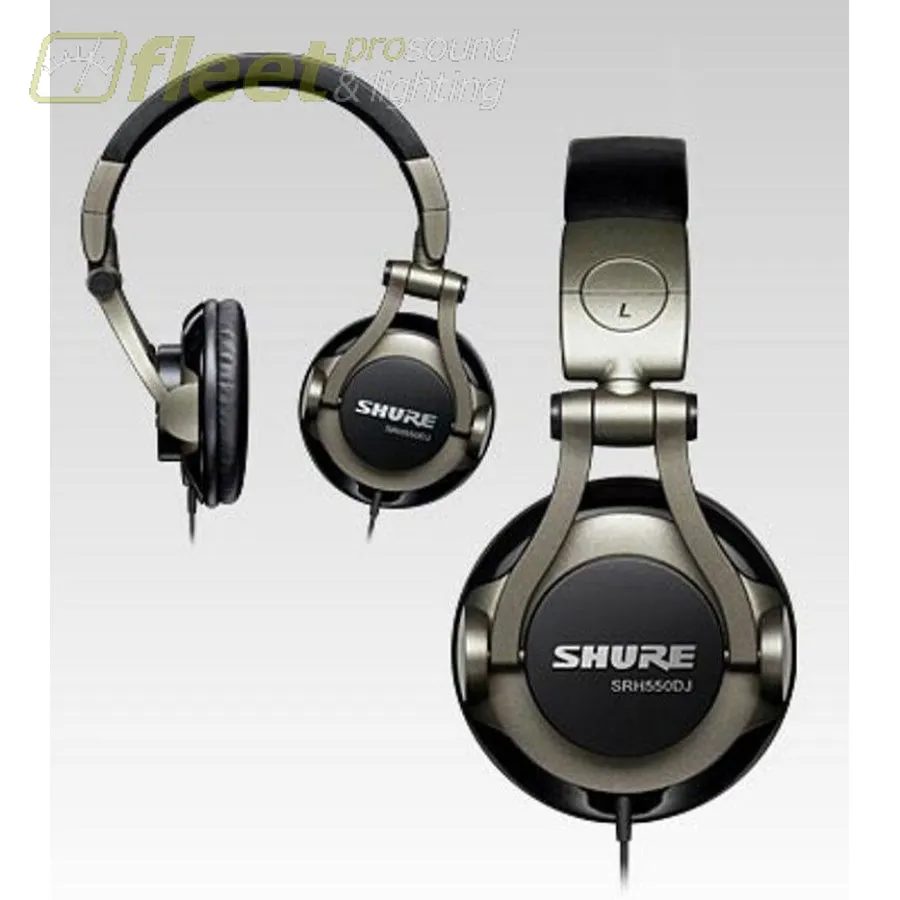 Shure SRH550DJ Professional DJ Headphones