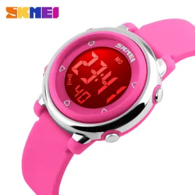 SKMEI Children watch LED Digital Sports Relojes Mujer Boys girls fashion Kids Cartoon Jelly Waterproof Relogio Feminino