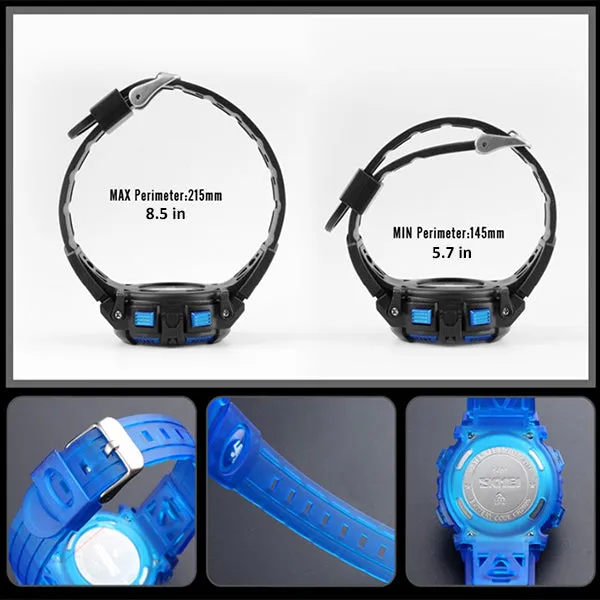 SKMEI Kids Digital Watch, 50M Waterproof, Sports, LED Light