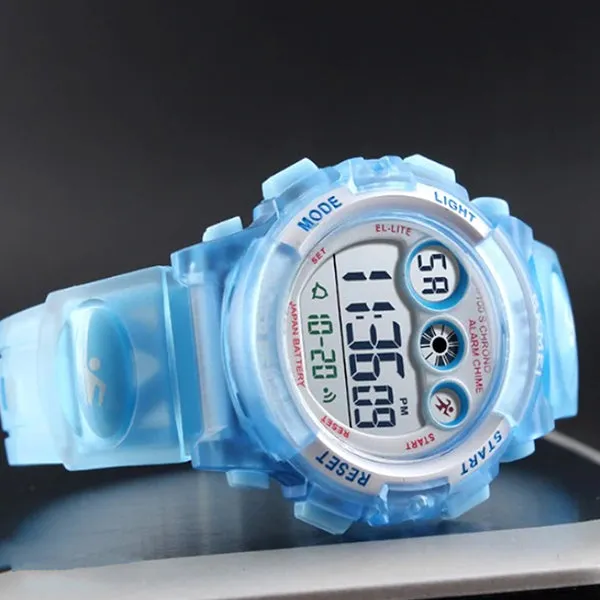 SKMEI Kids Digital Watch, 50M Waterproof, Sports, LED Light