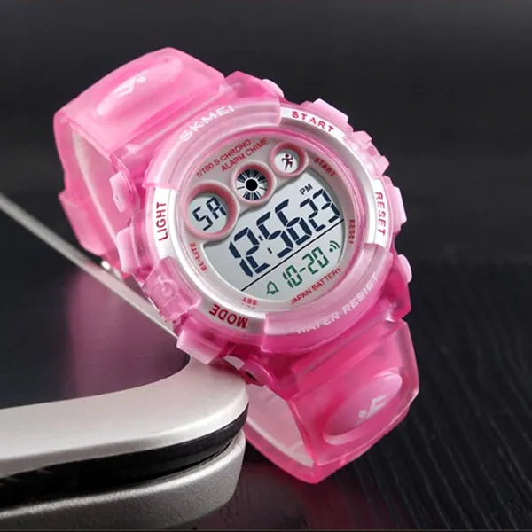 SKMEI Kids Digital Watch, 50M Waterproof, Sports, LED Light