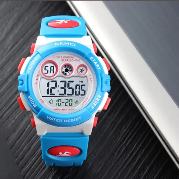 SKMEI Kids Digital Watch, 50M Waterproof, Sports, LED Light