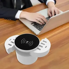 Smart Phone Multi-port Wireless Circular Charger