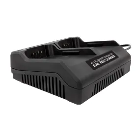 Snow Joe   Sun Joe CERTIFIED AUTHENTIC iCHRG40-DPC iONMAX Lithium-Ion Battery Dual Port Charger | 40 Volt