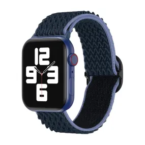 Solo Loop Braided Strap For Apple Watch 42/44/45/49mm- Midnight Blue