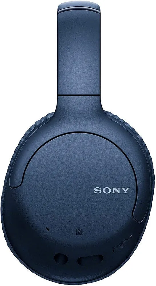 Sony WHCH710NLCE7 Wireless Over Ear Noise Cancelling Headphones - Blue