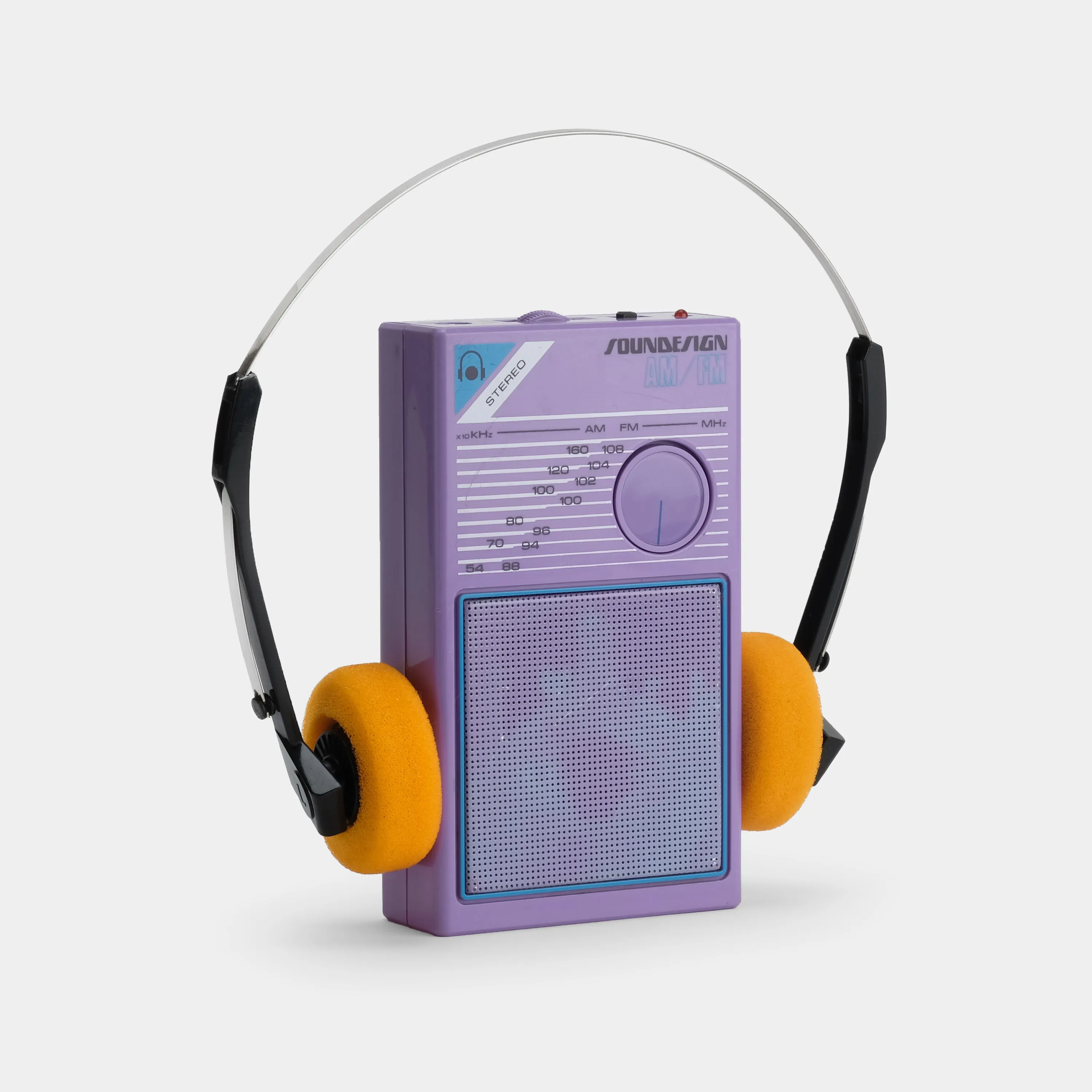 Soundesign 2020 LAV Purple AM/FM Portable Radio