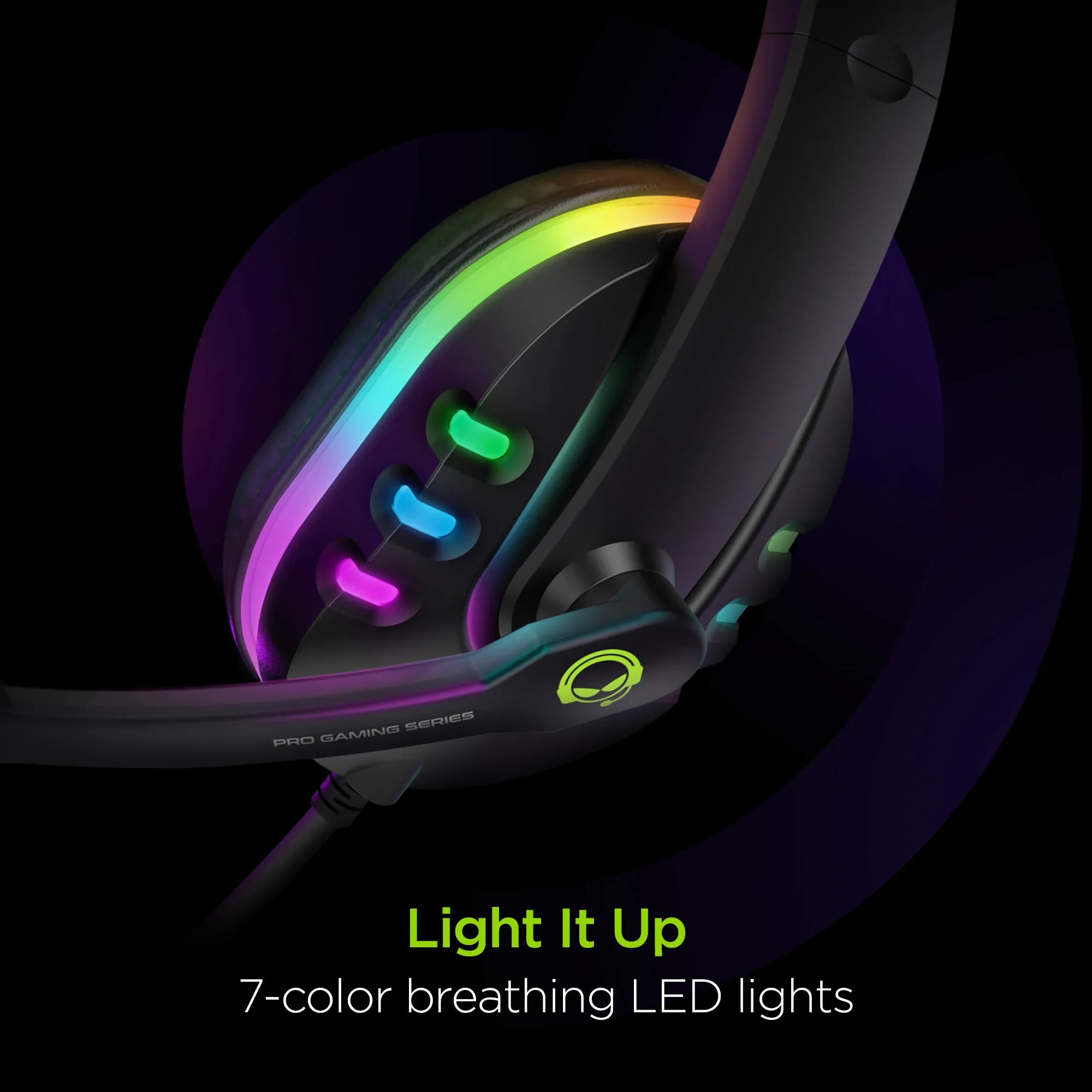 SoundRecon RGB LED Gaming Headset