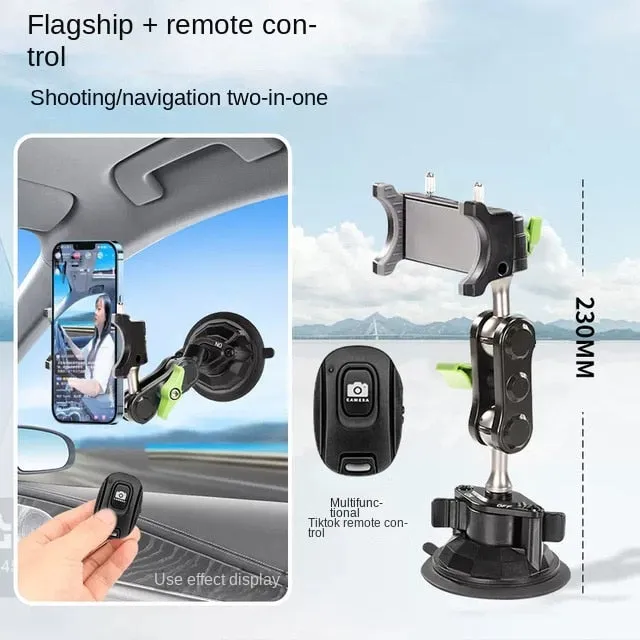 Sping Safe Rotating Long Arm Car Phone Holder