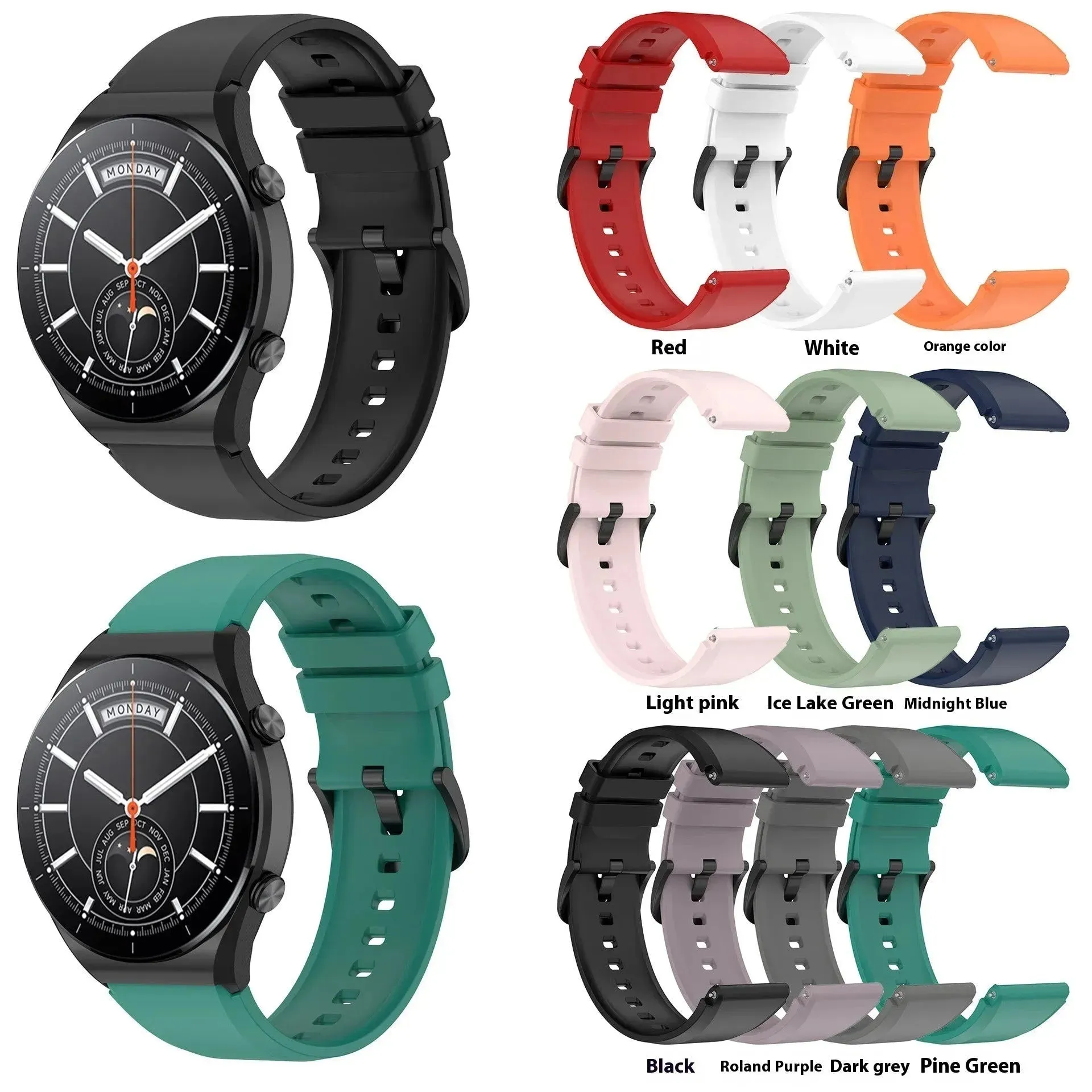 Sports Style Silicone Watch Strap