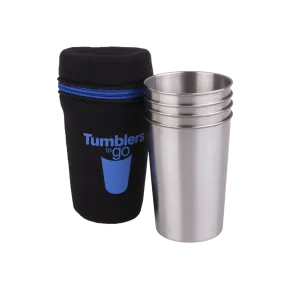 Stainless Steel Tumblers To Go - Set of 4