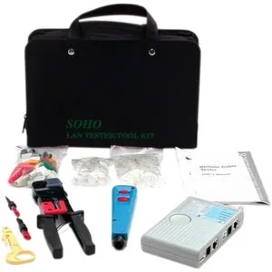 StarTech.com Professional RJ45 Network Installer Tool Kit with Carrying Case - Network Installation Kit - Network tool tester kit