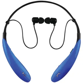 Supersonic IQ-127BT BLUE IQ-127 Bluetooth Headphones with Microphone (Blue)