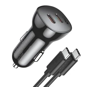 TC0008 Choetech 40W Dual Type-C Fast Car Charger