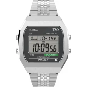 Timex Unisex Lab Timex 80 Stainless Steel Watch TW2V74200