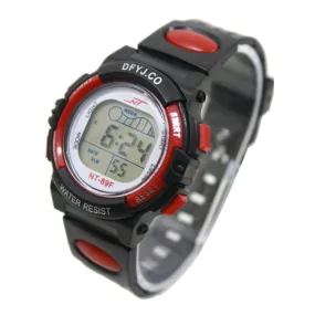 Timezone #501 Waterproof Sport Student Children Watch Kids Watches Clock Child LED Digital Wristwatch Electronic children gift