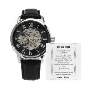 To My Son | Openwork Watch