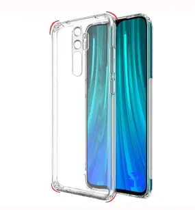 Transparent Silicone Mobile Back Cover Case, Xiaomi Redmi Note 8 Pro