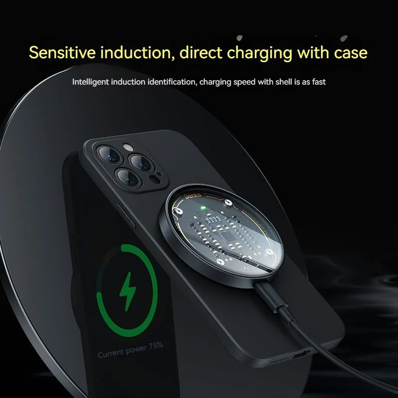 Transparent Ultimate Magnetic Wireless Fast Charger