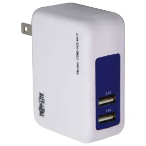 TRIPP-LITE (3.4A) Dual USB Wall Charger - White (AG-016F)