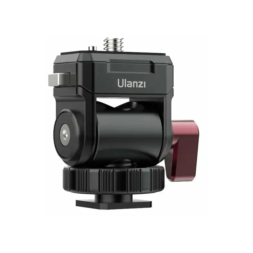 Ulanzi Hummingbird C001 QR Quick Release On-Camera Monitor Mount with Cold Shoe, 1.5kg Max Load Capacity, 360° Pan 180° Tilt and 1/4" Thread Screw for DSLR Mirrorles Camera