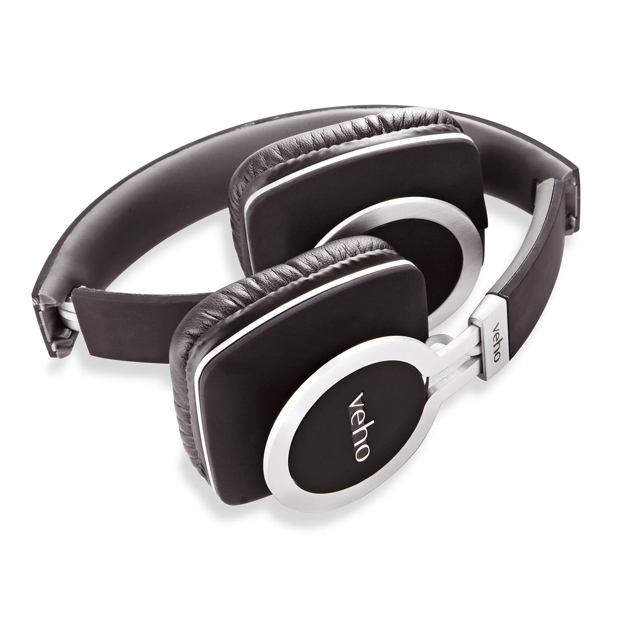 Veho Z-8 Designer Aluminium Headphones with Detachable Flex Cord System and Folding Design