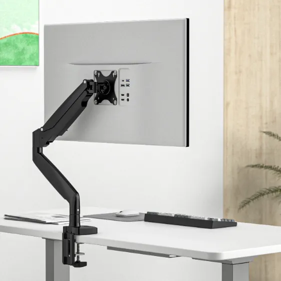 Visby Ergonomic Gas Assisted Single Monitor Arm