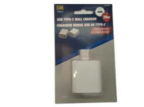 Wall charger Type-C™ 20W fast charge