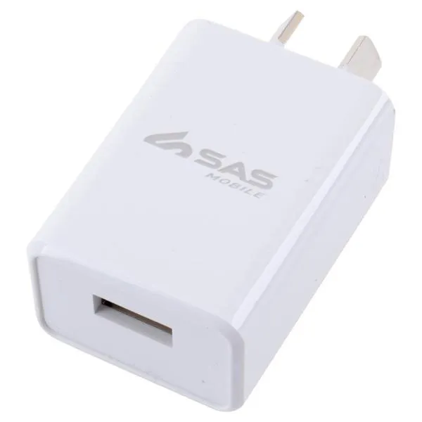 White 1 Port Usb A 1A Charger