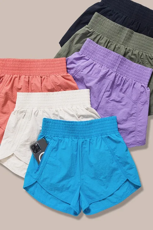 Windbreaker Waistband Shorts