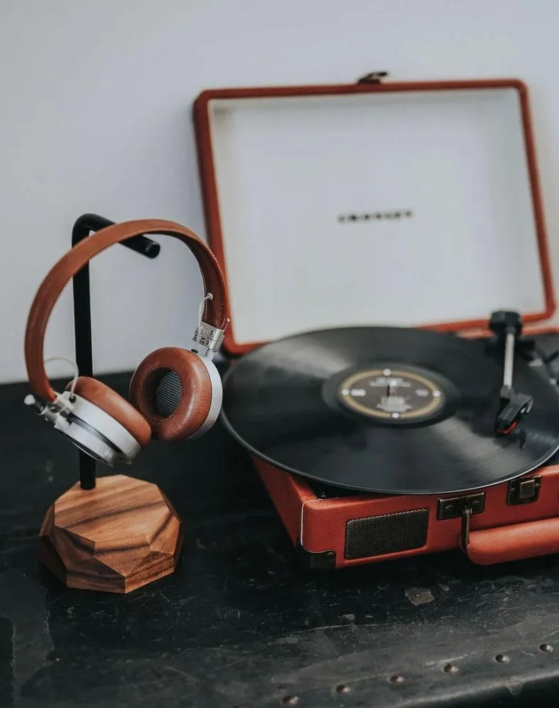 Wood Headphone Stand