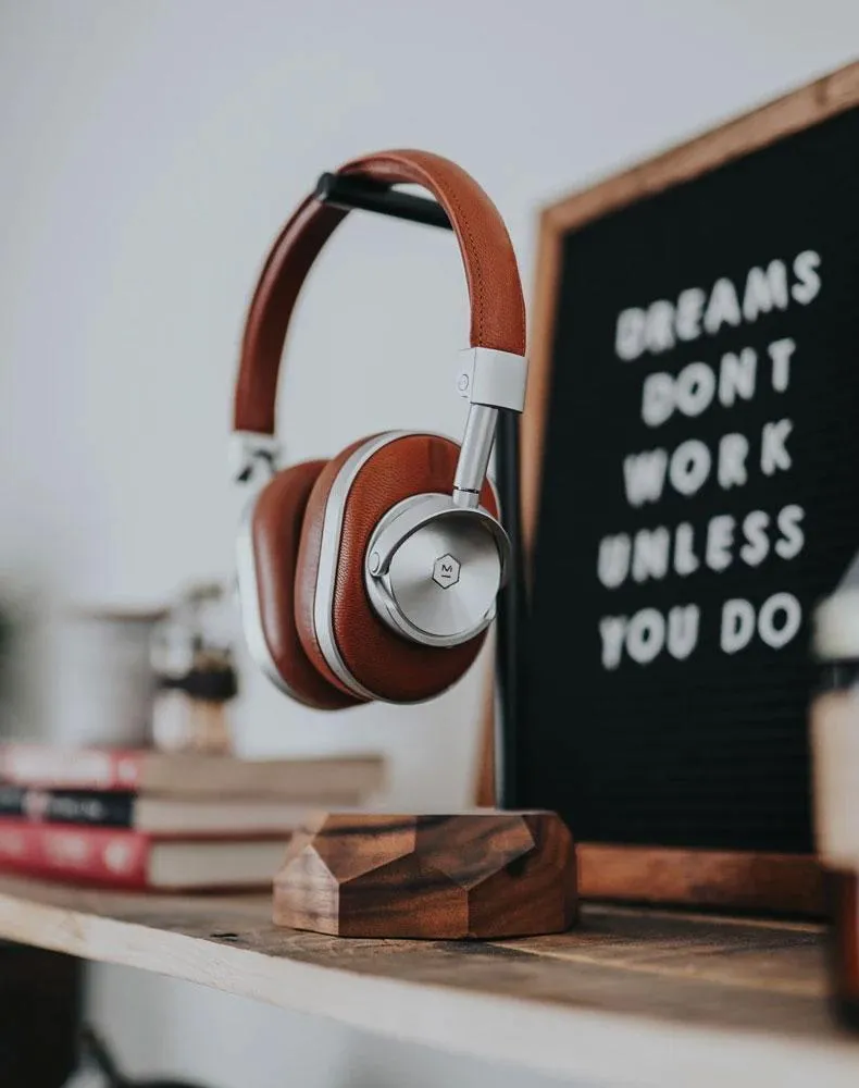 Wood Headphone Stand