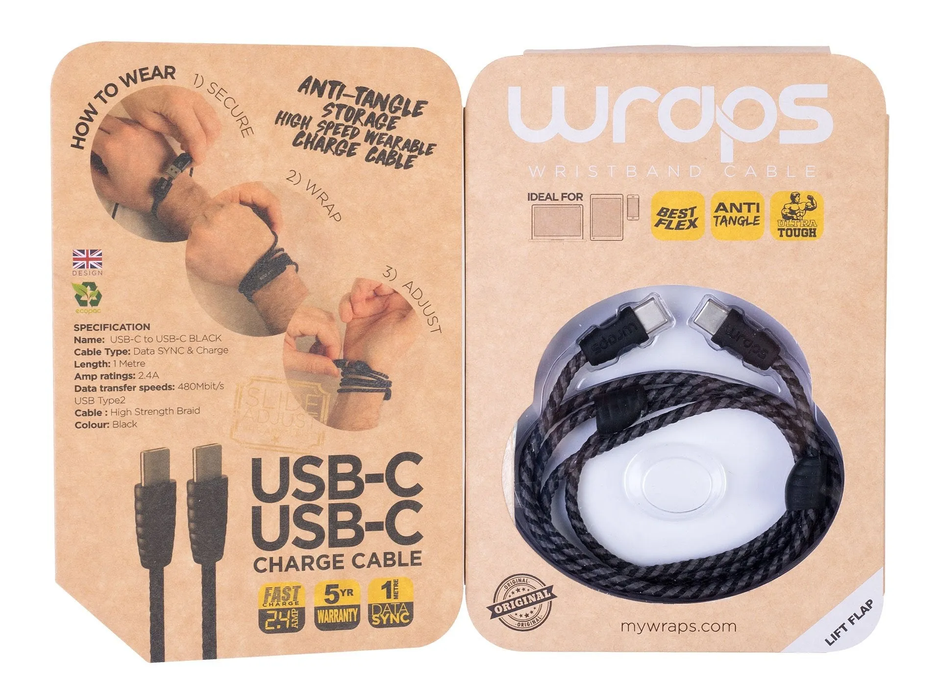 WRAPS USBC Charge Cable