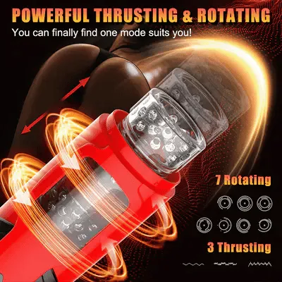 XR5 Hands-free Male Stroker Realistic Rotating Stroking Blowjob Machine