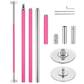 Yescom 12.6ft Silicone Portable Spinning Pole D45mm