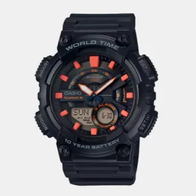 Youth Men's Analog-Digital Resin Watch AD221 - AEQ-110W-1A2VDF