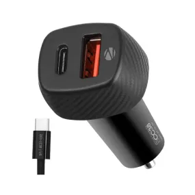 Zeb-CC38 Car Charger Dual Port (USB   Type C)